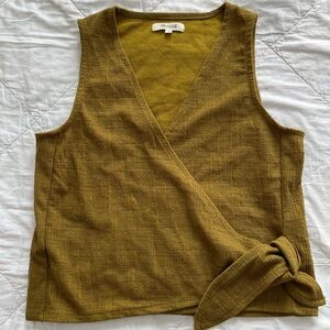 Never worn: Madewell sleeveless blouse